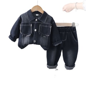 Nuovi Set di Abbigliamento per Ragazzi in Stile Coreano Primavera/Autunno, Denim con Nuovi Elementi Primaverili - Product Image 5