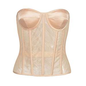 Adesivi da donna con corsetto dimagrante di base a doppio strato in rete traspirante con osso di pesce - Product Image 4