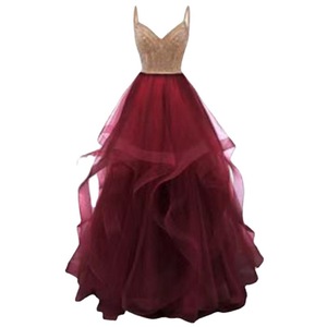 Long Tulle Lace Applique Women's Ball Gown Dress Sweetheart Neckline Prom Formal Dress Natural Waistline Solid Color - Product Image 2