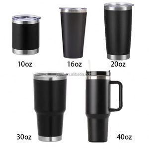 Custom Logo 20oz American Luxury Minimalist <b>Coffee</b> Tumbler Cup Powder Coated Leakproof Insulation Stainless Steel Ceramic Cups - Product Image 3