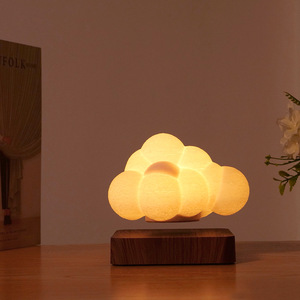 Lampe de nuit à lévitation magnétique vintage, lampe créative, cadeau de luxe, décoration de la maison, cadeau d'anniversaire, lampe de nuit en bois - Product Image 6