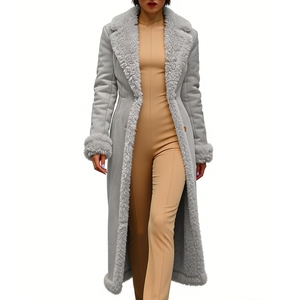 Abrigo de Invierno Grueso para Mujer, Largo, Cálido y a la Moda - Product Image 1