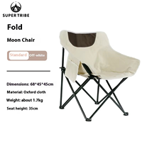 Chaise de jardin moderne en fer, portable, à dossier haut, avec table pliante, pour le camping, le marché nocturne, la maison - Conception pliable