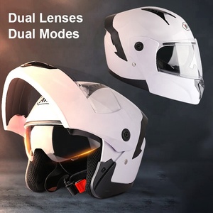<span class=keywords><strong>Casque</strong></span> de <span class=keywords><strong>Moto</strong></span> Intégral Mustang 511, Style Rétro Classique, ABS, Bluetooth, Blanc et Vert, Lavage Facile, Support et Boîte - Product Image 1