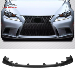 Kits de carrosserie pour IS 200 IS 300 2014-2020, en plastique ABS noir, lèvre avant et spoiler avant sans couleur, IS350 IS 350h - Product Image 1