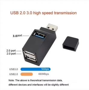 Adattatore HUB USB 3.0 USB2.0 Estensore per PC Laptop Lettore di Schede e Chiavette USB Accessori - Product Image 4