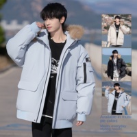 Veste d'hiver pour homme personnalisée, épaisse et isolée, avec doublure en fausse fourrure amovible pour les terrains enneigés