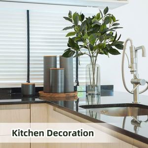 Nueva Llegada de Hojas de Jazmín Africanas Artificiales de Látex, Ecológicas, para Decoración de Bodas, Navidad, Año Nuevo, Sala de Estar y Jardín - Product Image 2