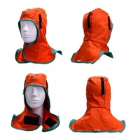 Soudage Anti-Chaud Isolation Thermique Bleu Ignifuge Cap Ignifuge Splash Soudeur Tête Couverture Dur Chapeau