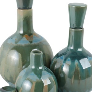 Vaso Decorativo in Ceramica con Coperchio, Vaso Moderno per Fiori per Soggiorno, Camera da Letto, Ufficio, Decorazione per la Casa - Product Image 5