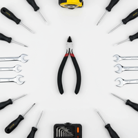 Pince à sertir, dénuder et couper multifonction OEM DIY industrielle métrique 5 pouces avec lames en acier au carbone souples