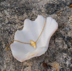 Collana Manta Ray collana surfista ragazza impermeabile spiaggia gioielli oro Vermeil lunghezza regolabile sirenetta Moana Boho - Product Image 2