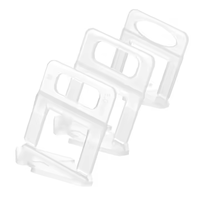 Système de nivellement de carreaux de céramique réutilisable de 1mm avec accessoires d'espacement 1/8 Clips pour système de nivellement de carreaux