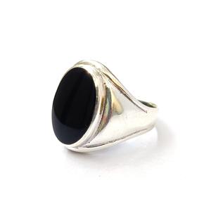 Anillo de Ónice Negro, Anillo de Plata de Ley 925 con Piedra Preciosa, Ónice Negro, Colección Hecha a Mano, Anillos Finos, Joyería de Plata, Precio al por Mayor - Product Image 1