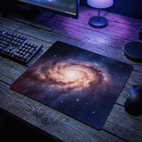 Grand tapis de souris de jeu en verre trempé pour ordinateur, surface spéciale de contrôle de vitesse, tapis de souris professionnel pour l'e-sport
