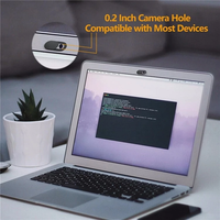 Cache-webcam OEM avec logo pour ordinateur portable, couvercle coulissant amovible pour caméra, protection de la vie privée pour ordinateur de bureau et téléphone portable