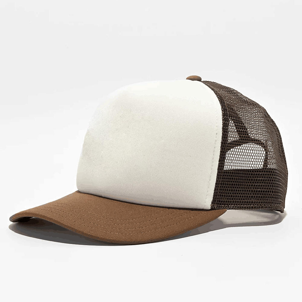 brown bill with white