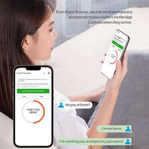 Serratura Intelligente Biometrica con Impronta Digitale, Password, Carta e App, Display Integrato per Porte in Vetro Commerciali e Uffici, Vendita all'Ingrosso - Product Image 4