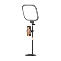 Kit d'éclairage LED 15W à éclairage latéral et plein écran, lumière douce pour photographie en direct, beauté et studio vidéo, lampe de maquillage