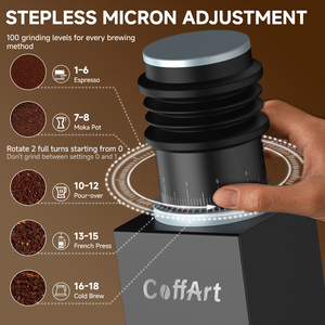 <span class=keywords><strong>Molinillo</strong></span> de Café de Alto Torque y Silencioso con Motor DC, Dosis Única, Muelas de Titanio de 48mm, Cero Retención, para Cafetería - Product Image 4