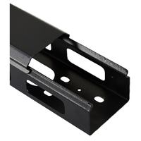 Gestionnaire de câbles vertical 19 pouces en métal pour centre de données, organisateur de fils pour rack de serveur, armoire réseau, rack d'équipement informatique