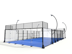 LDK equipamiento deportivo Fácil compra Panoramic <span class=keywords><strong>Padel</strong></span> Court pista <span class=keywords><strong>de</strong></span> tenis en china padbol court - Product Image 3
