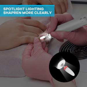 NUEVO Taladro de Uñas Inalámbrico, Lijadora Eléctrica de Uñas, Máquina de Manicura Inalámbrica, Fresadora, Juego de Brocas de Plástico para Uñas - Product Image 5