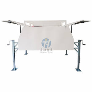 Toldo <span class=keywords><strong>de</strong></span> aluminio <span class=keywords><strong>de</strong></span> doble cabina con tobogán para nevera, despensa, <span class=keywords><strong>caja</strong></span> <span class=keywords><strong>de</strong></span> <span class=keywords><strong>herramientas</strong></span> y patas <span class=keywords><strong>de</strong></span> gato ajustable para camioneta 4x4/coche/camión, 2100mm - Product Image 5