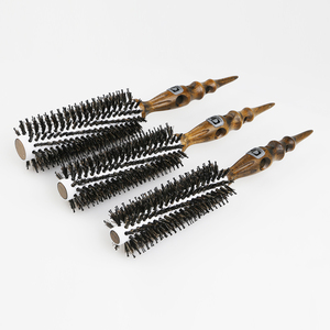 <span class=keywords><strong>Brosse</strong></span> à cheveux <span class=keywords><strong>ronde</strong></span> populaire en nylon et poils de sanglier, résistante à la chaleur, idéale pour le coiffage et le séchage à la bougie – Meilleure vente pour salons de coiffure et barbiers - Product Image 6