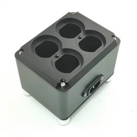 Purificateur de filtre d'alimentation audio en alliage d'aluminium, boîtier d'amplificateur de puissance American Standard Socket Board Accessoires