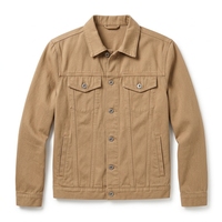 Veste en jean AQTQ OEM sur mesure, design tendance printemps, streetwear, haute qualité, homme, déchirée, boutonnée, coupe-vent, écologique, respirante