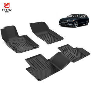 <span class=keywords><strong>Tapis</strong></span> de sol de voiture en TPE 3D sur mesure de luxe, fabriqués en Chine, pour <span class=keywords><strong>Volvo</strong></span> <span class=keywords><strong>V60</strong></span> 2019-2021, protection de sol en caoutchouc TPE, <span class=keywords><strong>tapis</strong></span> de coffre noir - Product Image 2