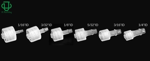 Conector Luer Lock Hembra a Macho para Mangueras de Plástico, Accesorios de Tubería para Diámetro Interior de 1/16, 3/32, 1/8, 5/32, 3/16, 1/4 pulgadas con PP - Product Image 2