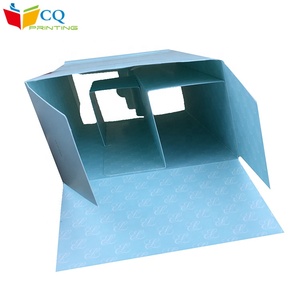 Caja <span class=keywords><strong>de</strong></span> embalaje <span class=keywords><strong>de</strong></span> papel corrugado ecológico personalizada para cosméticos, caja <span class=keywords><strong>de</strong></span> papel plegable con doble cierre inferior personalizada para el cuidado <span class=keywords><strong>de</strong></span> la piel. - Product Image 6