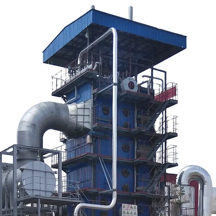 Limbah HRSG Heat Recovery Boiler Sistem untuk Industri Kimia Pabrik Semen Silikat Tanaman
