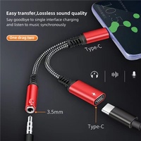 PD 10w/60W Multi-Fonction 2 en 1 Adaptateur USB Type C vers Jack 3.5mm Adaptateur Aux Adaptateur Connecteur de Charge pour Téléphone