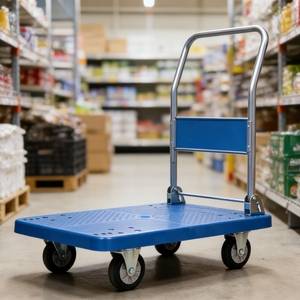 Carretilla de Plataforma Resistente de Fábrica al por Mayor, Carro de Carga Plegable con Ruedas, Capacidad de Carga de 300 kg, Soporte OEM - Product Image 6