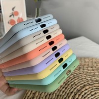 Coques de Téléphone en Silicone Liquide GSCASE Housse Arrière en Silicone pour IPhones 17 Pro Max Luxe 15 16 Plus 13 Pro XR 11 Doublures