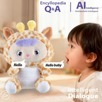 OEM & ODM HZY HY942690 Poupée robot en peluche AI, compagnon intelligent interactif, jouet éducatif pour enfants