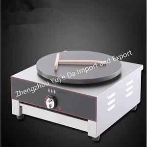 Commercial grand <span class=keywords><strong>Mini</strong></span> crêpe et crêpe 3000w 40CM cuisinière plaque chauffante une collation rotatif électrique gaz faisant la plaque Machine fabricants casserole - Product Image 3