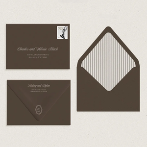 Vintage Dark Green Velvet Box Personalized Photo Wedding Invitation Box Save the Date QR Code Caja De Terciopelo Invitación Boda - Product Image 6