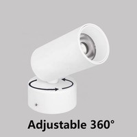 Foco LED de Superficie Plegable para Tiendas, Ropa, Hogar, Fondo de Pared, Techo, Luminaria de Riel, Uso Comercial