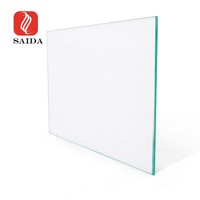 Approvisionnement d'usine en Chine 1.1mm 2mm Crystal Clear Wafer Coaster Plaque de verre de mariage Verre flotté transparent Prix bon marché