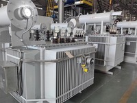 Transformador de Potencia Trifásico ONAN de Baja Pérdida, Núcleo Sellado de Cobre y Aluminio, Dyn11, S11, Sumergido en Aceite, 10kV 20kV