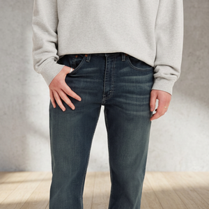 Pantalon de sport en jean léger pour homme, style Y2K Hip Hop décontracté, tendance, ample, avec poches et design perle unique, idéal pour le quotidien et le streetwear 2026 - Product Image 4