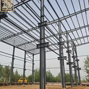 Nhanh chóng xây dựng ngoài trời Mall đúc sẵn Kết cấu thép xây dựng nhà kho thiết kế xe 4S showroom Hall - Product Image 3