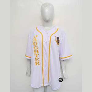Jersey de béisbol de nuevo estilo para mujer, camisetas juveniles sublimadas con bordado de moda, camisa deportiva transpirable y de secado rápido - Product Image 4