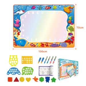 Nouveau <span class=keywords><strong>Magic</strong></span> enfants eau Doodle planche à dessin écologique bébé tapis de jeu recyclé eau utiliser couleur tapis pour jouer - Product Image 4