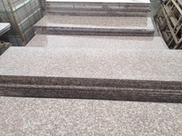 Indoor Outdoor China Factory Direct Treppen aus natürlichem braunem Granit