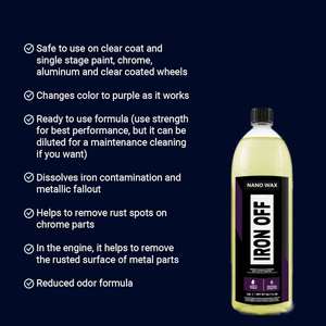 <strong>IZER</strong> High Quality 1.5L Deeply Cleaning Car Wheel Cleaner Iron Powder Remover Plastic Container 3-Year Shelf Life Car Beauty - Product Image 2